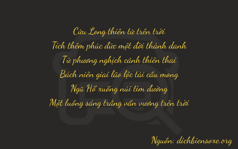 Thơ dịch biển số xe 91451