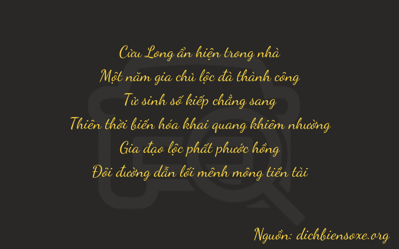 Thơ dịch biển số xe 91462