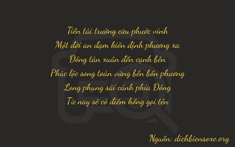 Thơ dịch biển số xe 91475