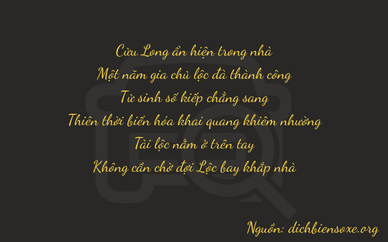 Thơ dịch biển số xe 91480