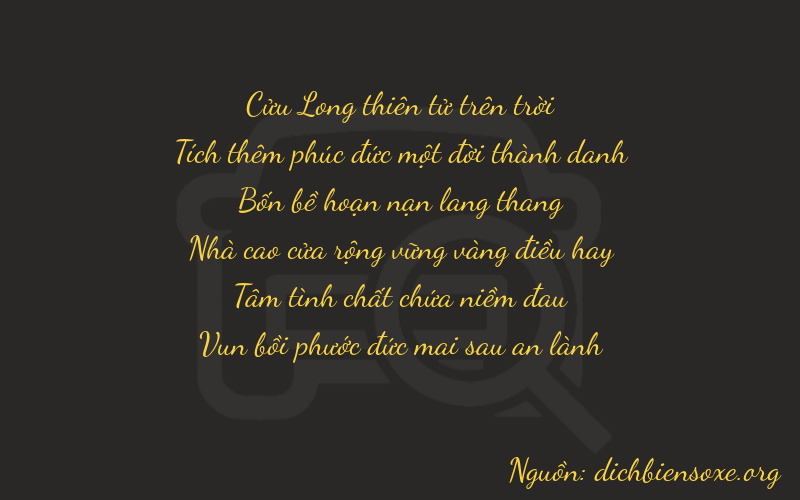 Thơ dịch biển số xe 91487