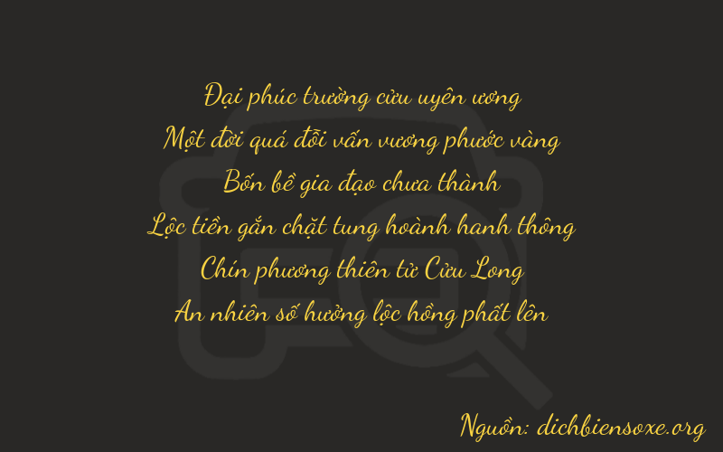 Thơ dịch biển số xe 91494