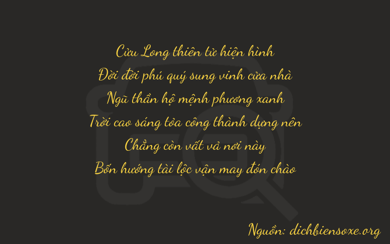Thơ dịch biển số xe 91504