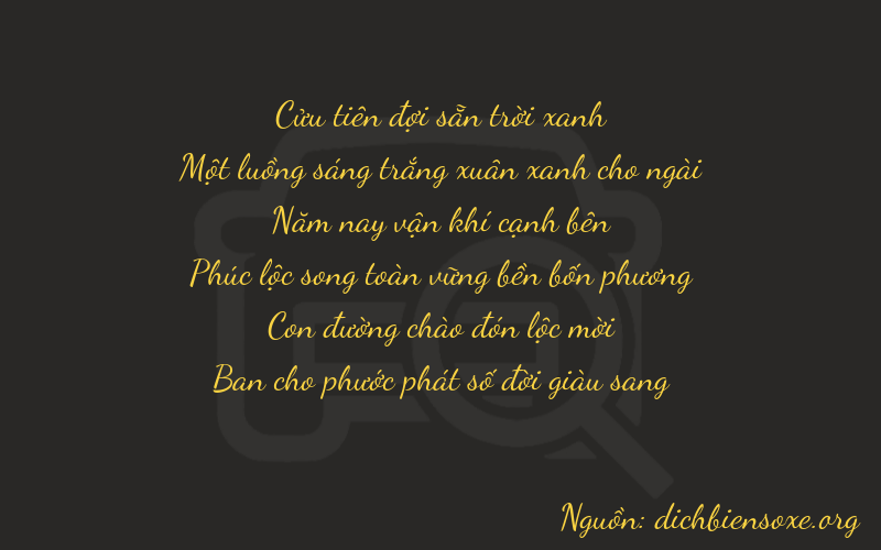 Thơ dịch biển số xe 91528