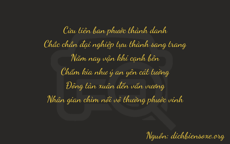 Thơ dịch biển số xe 91544