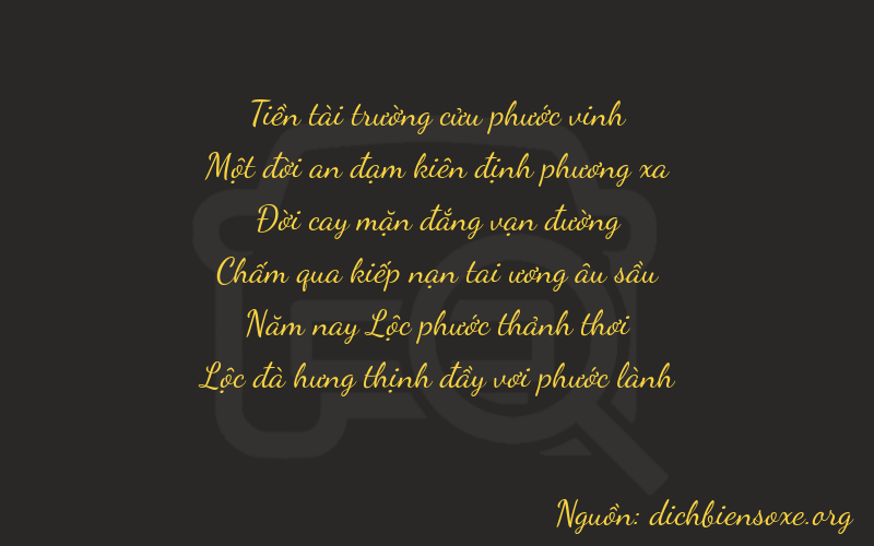 Thơ dịch biển số xe 91556