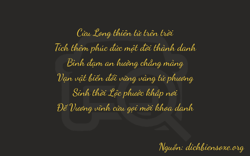Thơ dịch biển số xe 91559