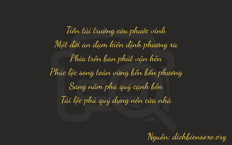 Thơ dịch biển số xe 91952