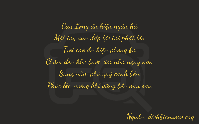 Thơ dịch biển số xe 91956