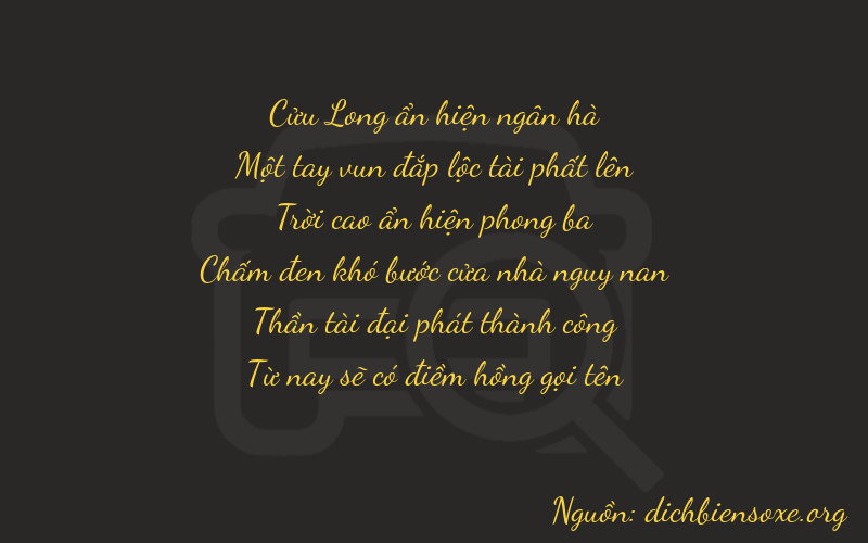 Thơ dịch biển số xe 91965