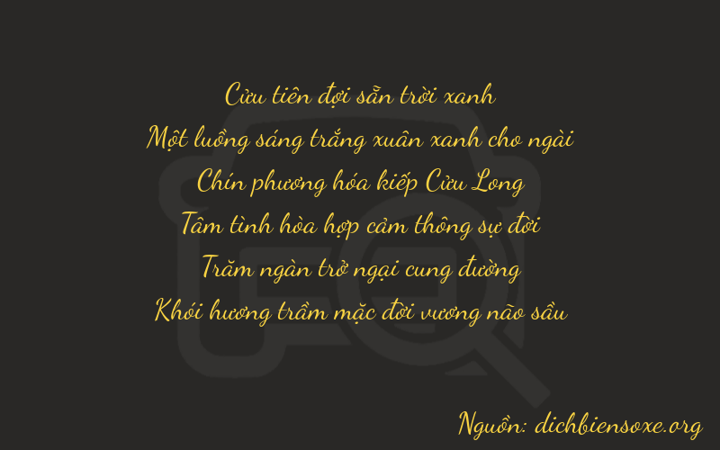 Thơ dịch biển số xe 91978