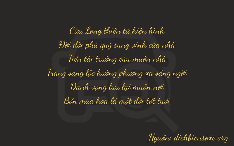 Thơ dịch biển số xe 91981