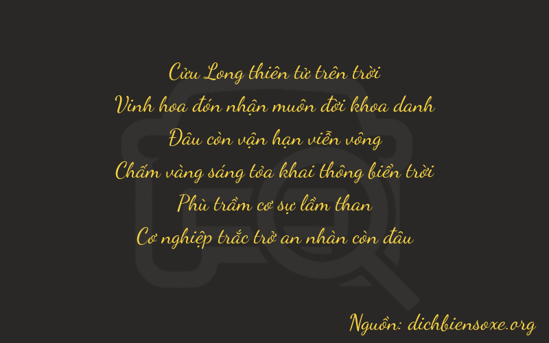 Thơ dịch biển số xe 92009