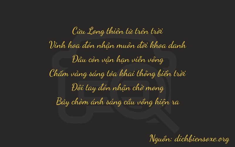 Thơ dịch biển số xe 92027