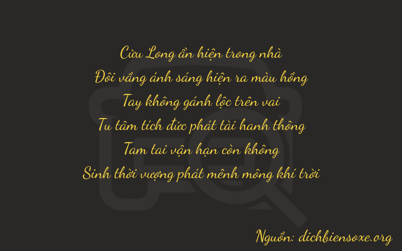 Thơ dịch biển số xe 92030