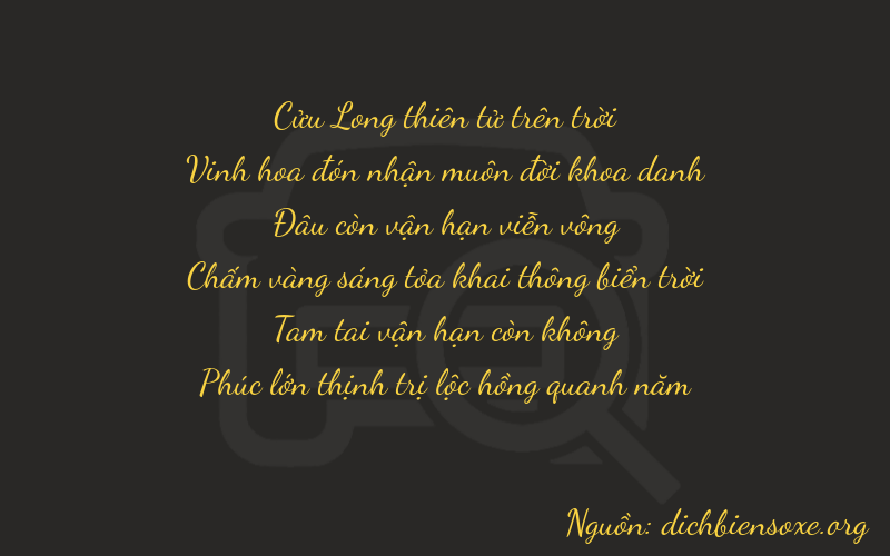 Thơ dịch biển số xe 92036