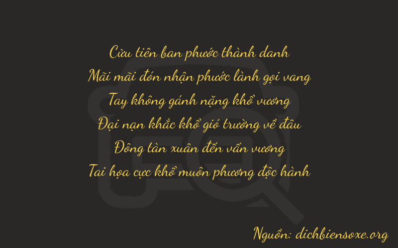 Thơ dịch biển số xe 92041