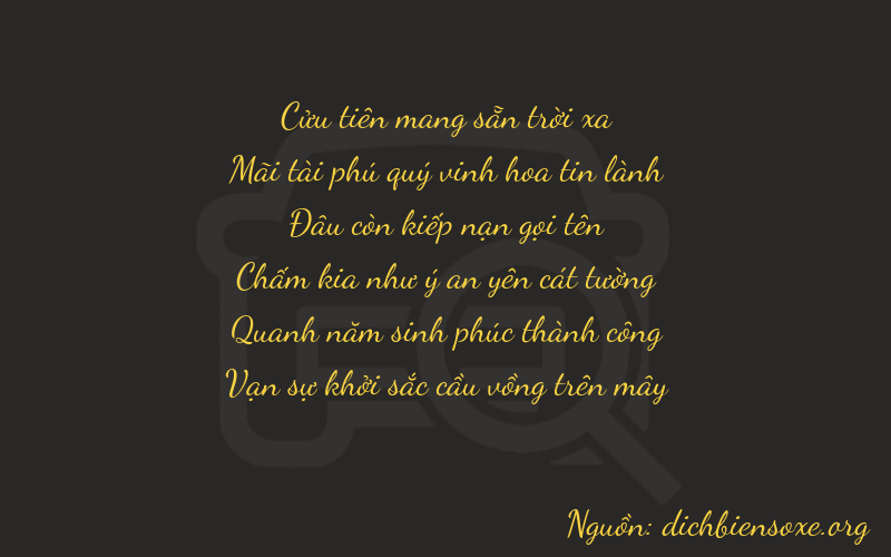 Thơ dịch biển số xe 92051