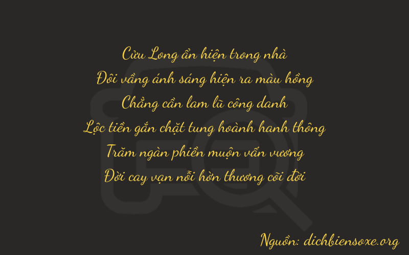 Thơ dịch biển số xe 92057