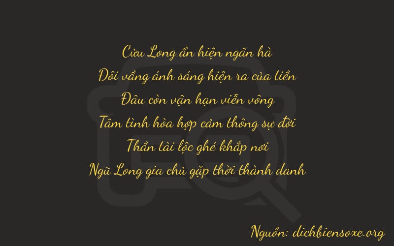 Thơ dịch biển số xe 92065