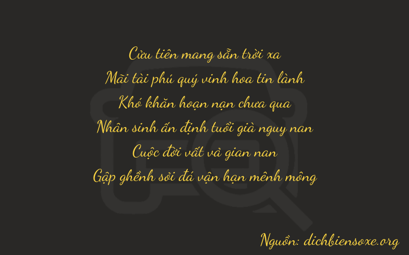 Thơ dịch biển số xe 92078