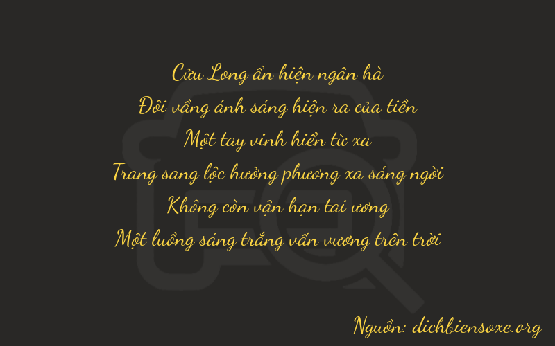 Thơ dịch biển số xe 92101