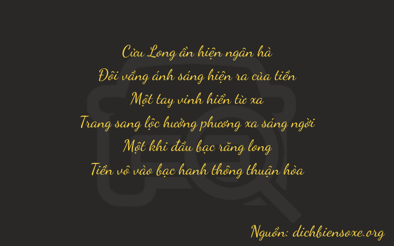 Thơ dịch biển số xe 92110