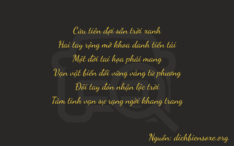 Thơ dịch biển số xe 92124