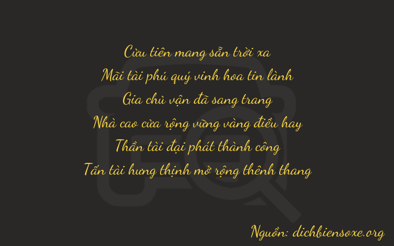 Thơ dịch biển số xe 92168