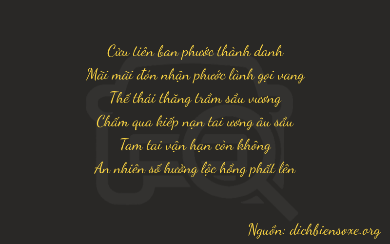 Thơ dịch biển số xe 92734