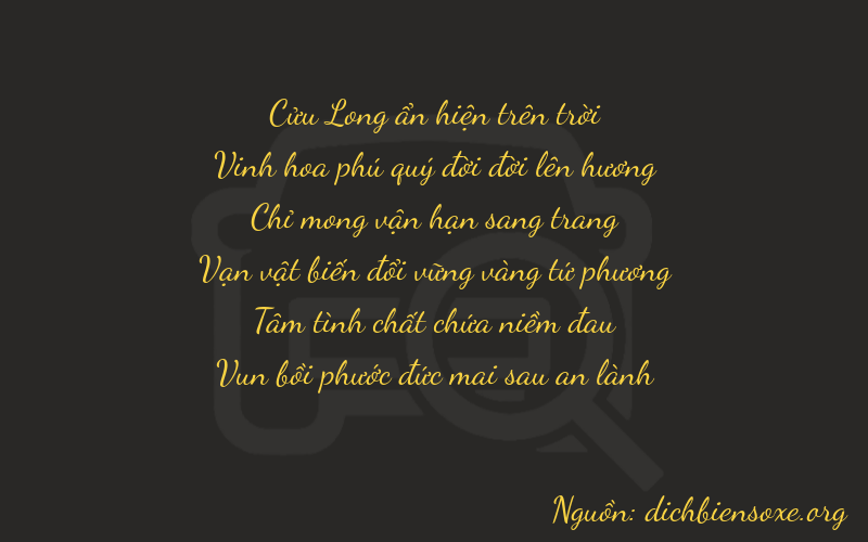Thơ dịch biển số xe 92787