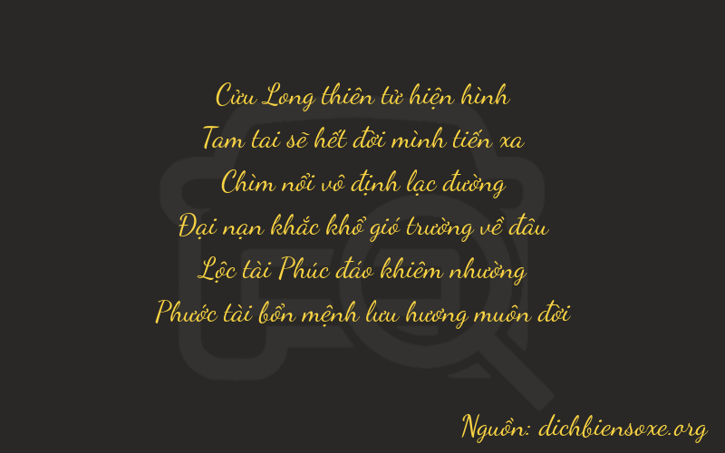 Thơ dịch biển số xe 93666