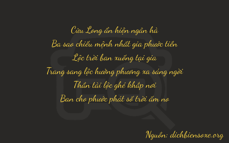 Thơ dịch biển số xe 93668