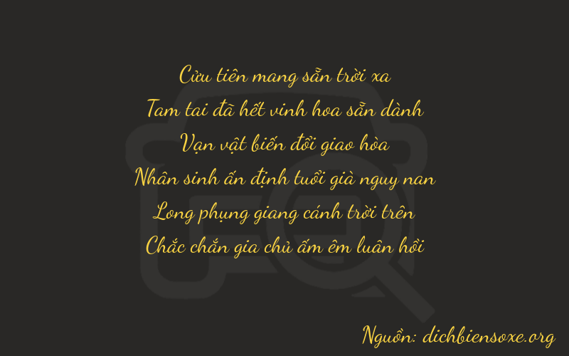 Thơ dịch biển số xe 93671