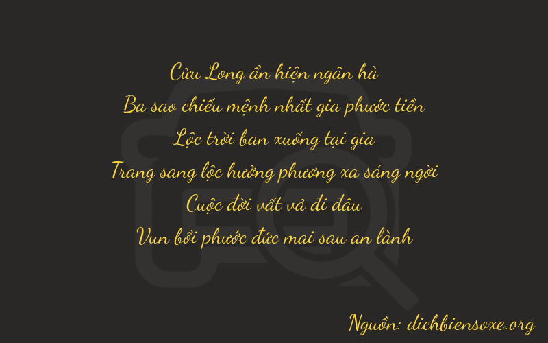 Thơ dịch biển số xe 93677
