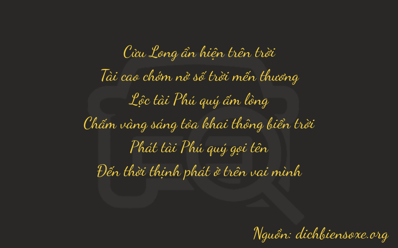 Thơ dịch biển số xe 93688