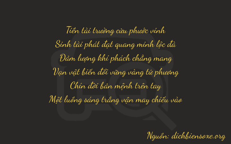 Thơ dịch biển số xe 93691