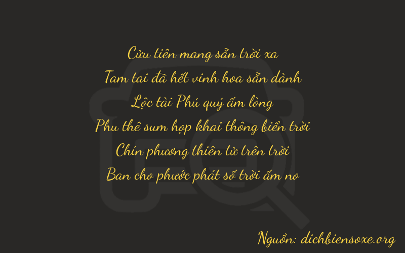 Thơ dịch biển số xe 93698