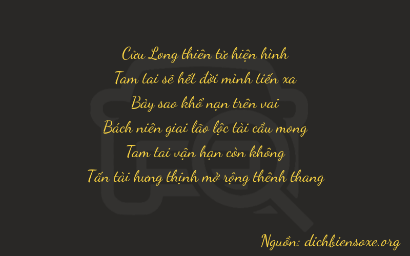 Thơ dịch biển số xe 93738