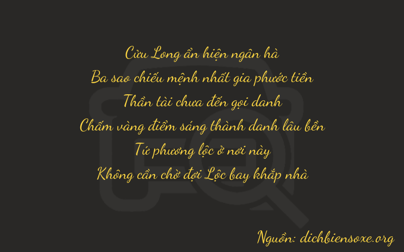 Thơ dịch biển số xe 93740