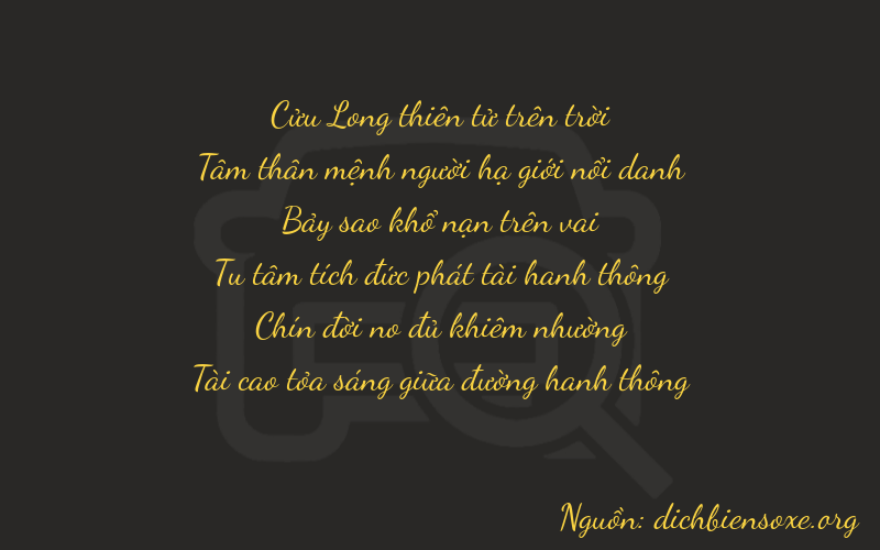 Thơ dịch biển số xe 93793