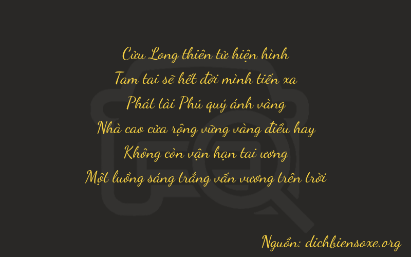Thơ dịch biển số xe 93801