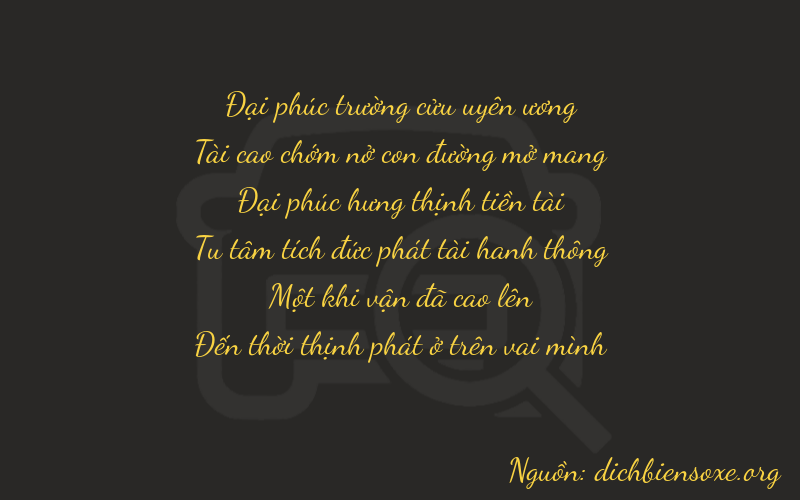 Thơ dịch biển số xe 93818