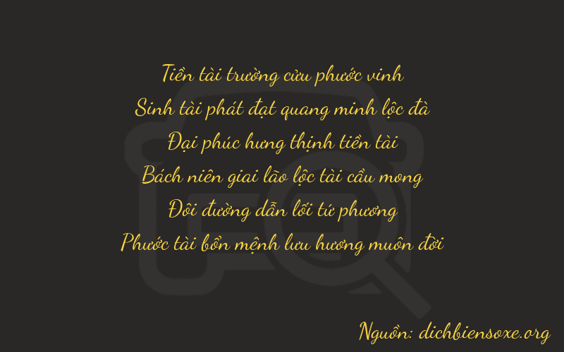 Thơ dịch biển số xe 93826