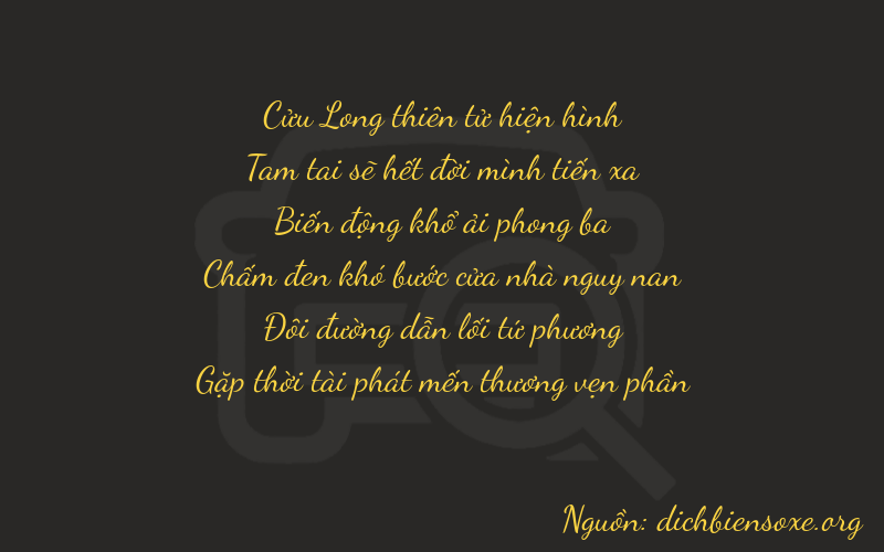 Thơ dịch biển số xe 93828