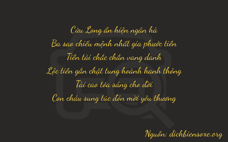 Thơ dịch biển số xe 93830