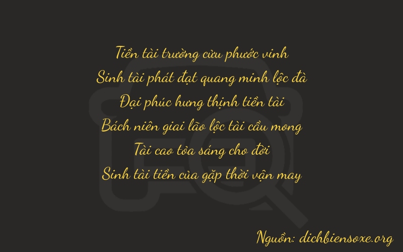 Thơ dịch biển số xe 93835