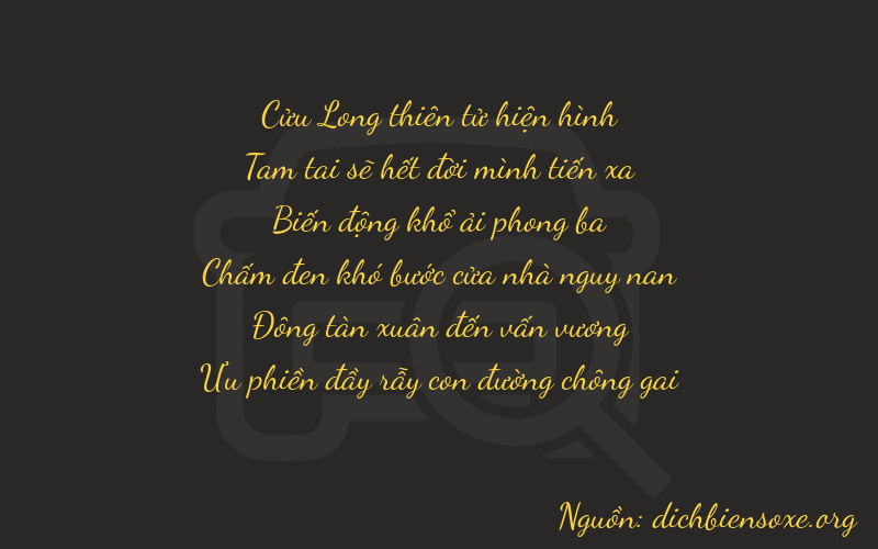 Thơ dịch biển số xe 93846