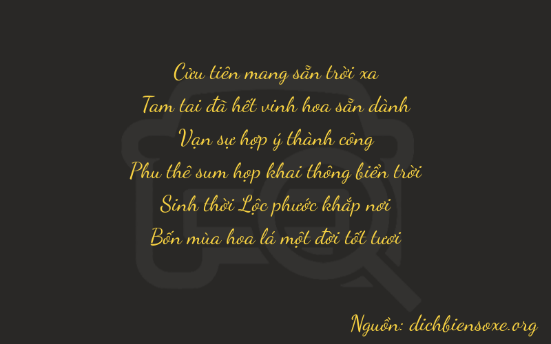 Thơ dịch biển số xe 93851