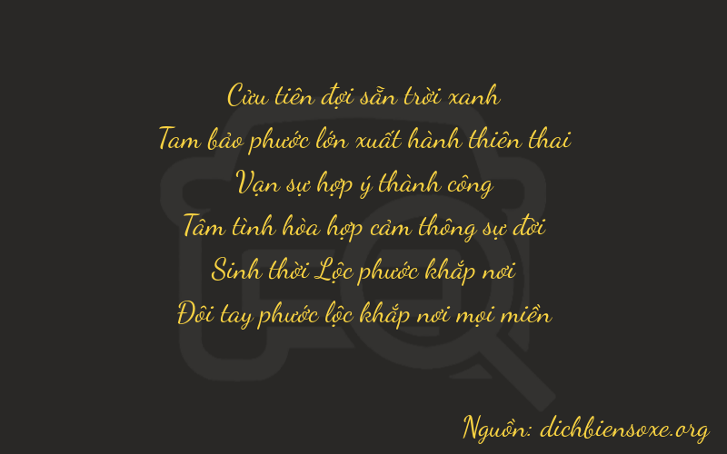 Thơ dịch biển số xe 93852